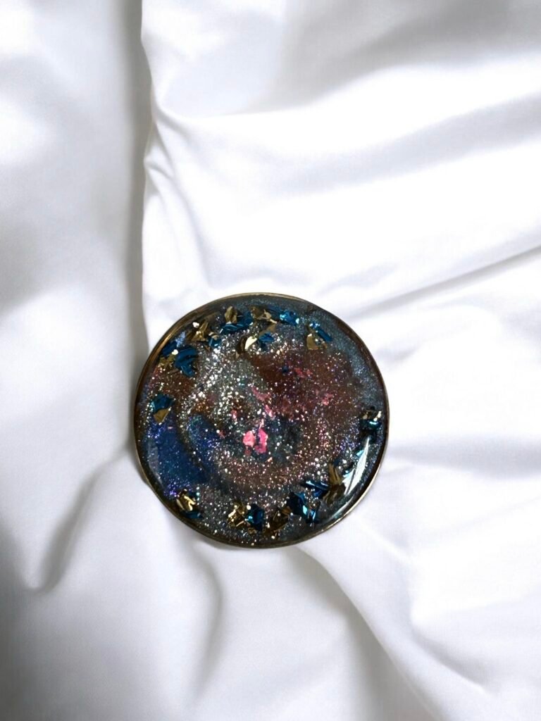 Bague réglable multicolore