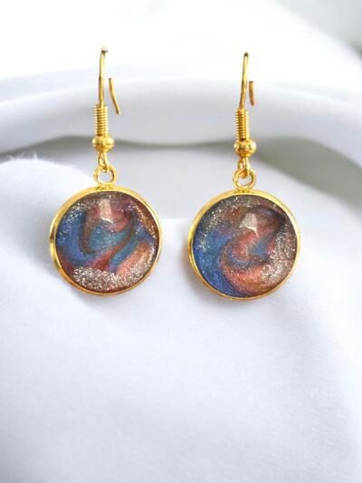 Boucles d'oreilles galaxie