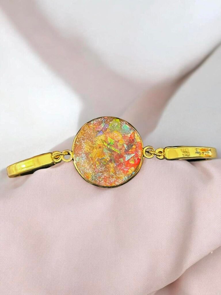 Bacelet holographique multicolore