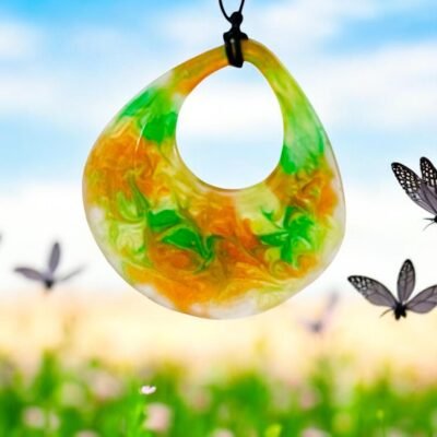 Collier boucle nature