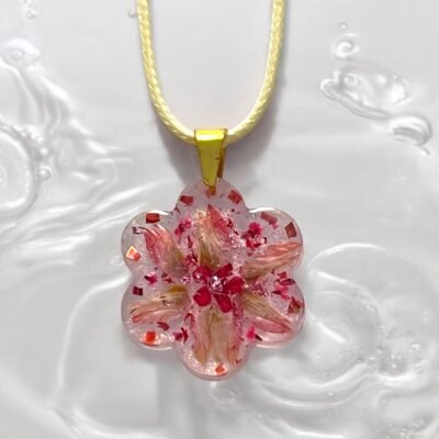 Collier fleurs naturelles