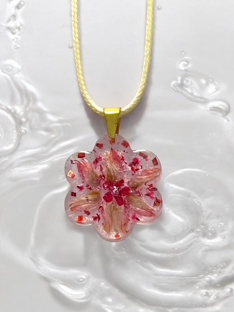 Collier fleurs naturelles