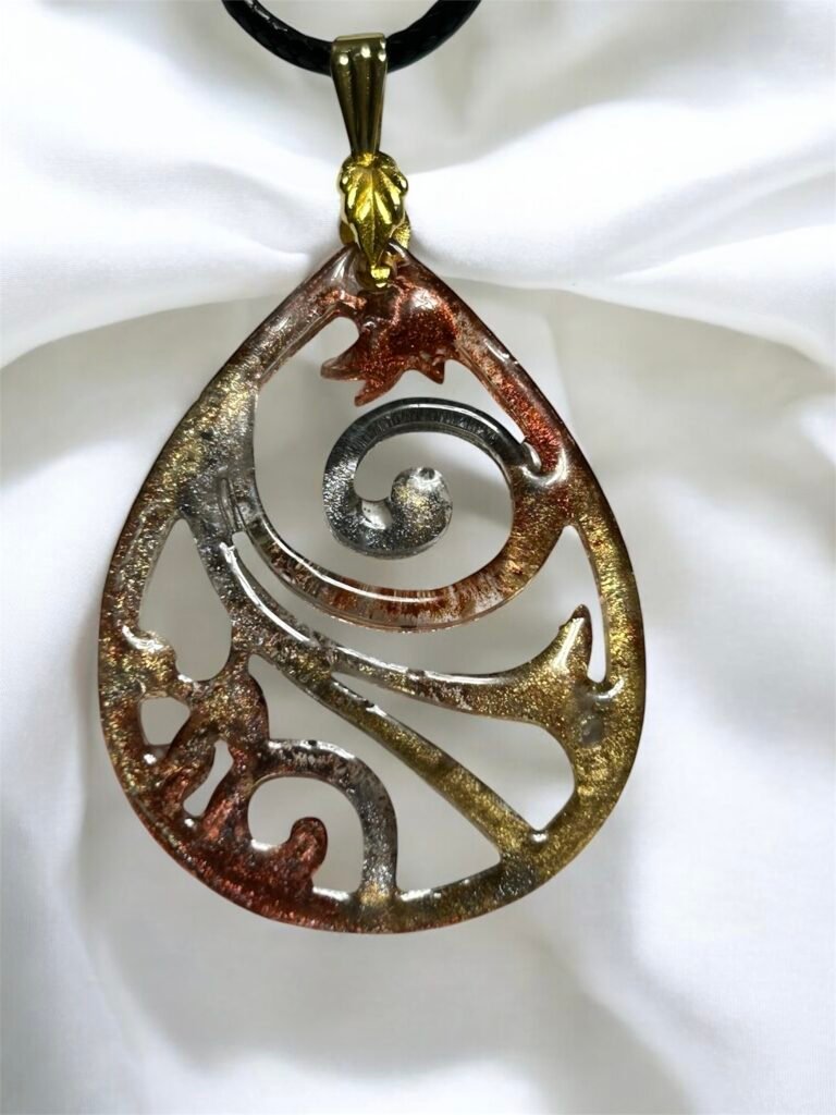 Collier zen spirales bohème