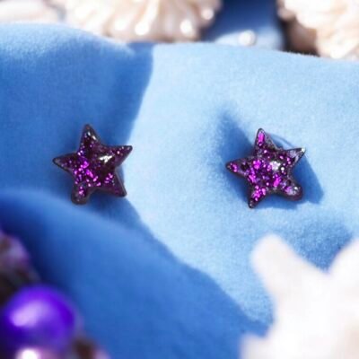 Boucles d'oreilles petites étoiles