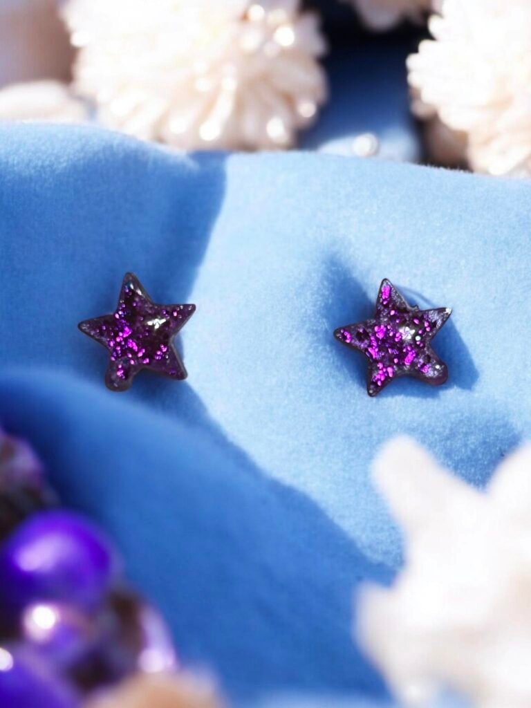 Boucles d'oreilles petites étoiles