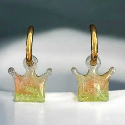 Boucles d'oreilles couronne