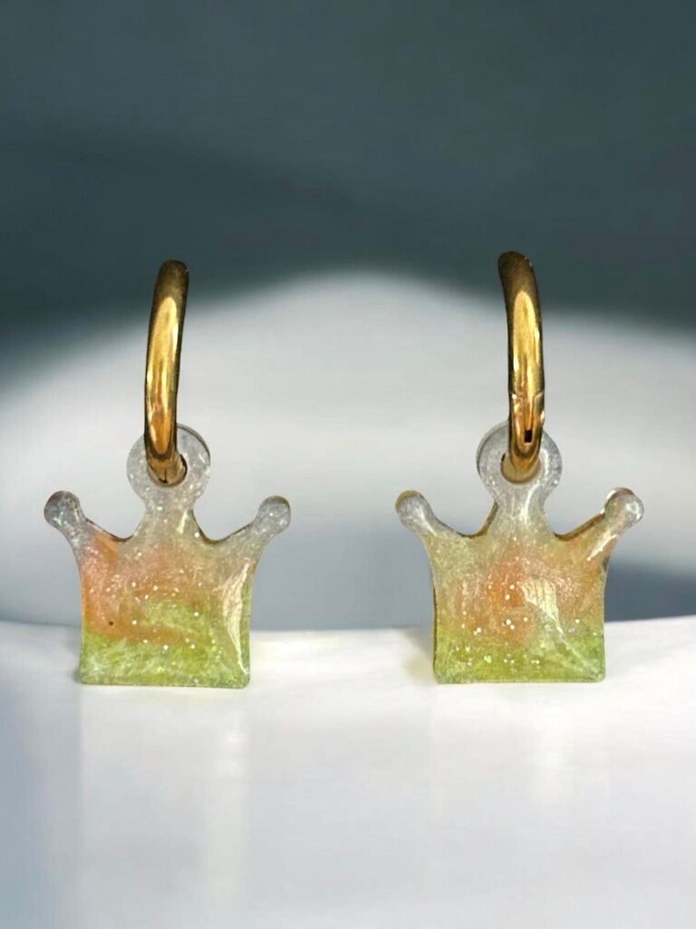 Boucles d'oreilles couronne