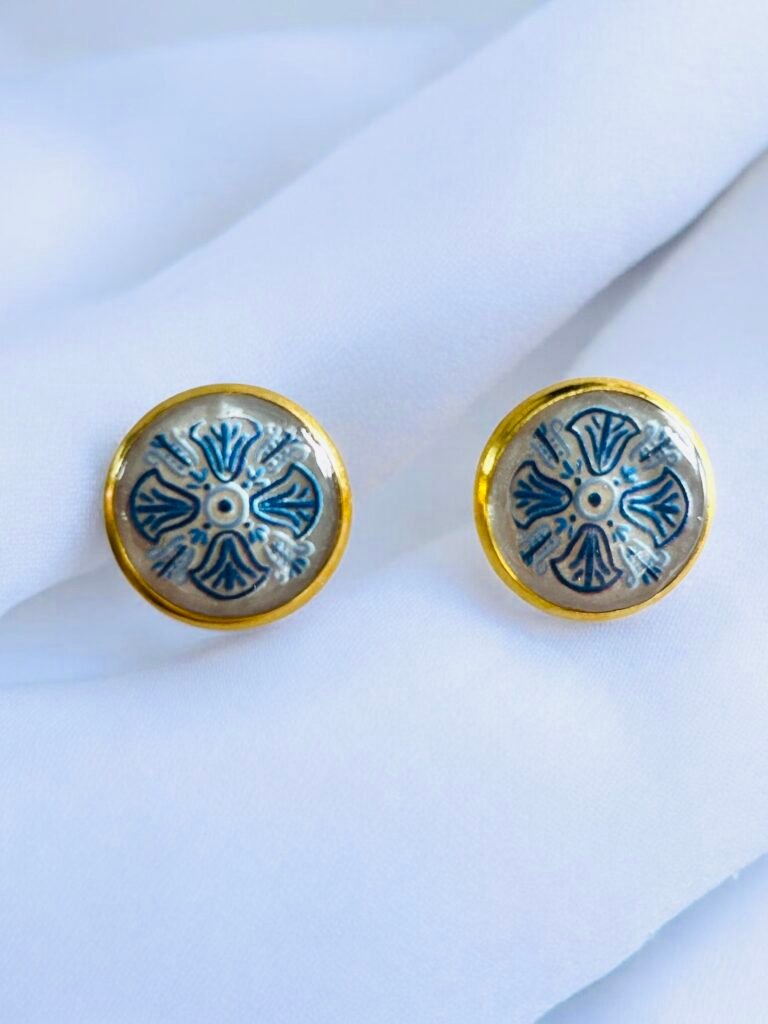Boucles d'oreilles mosaique