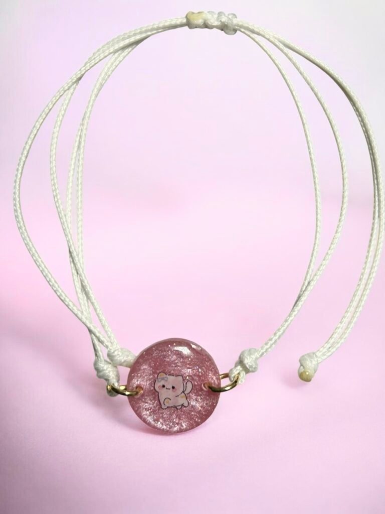 Bracelet enfant réglable petit chat
