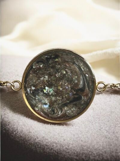 Bracelet réglable gris