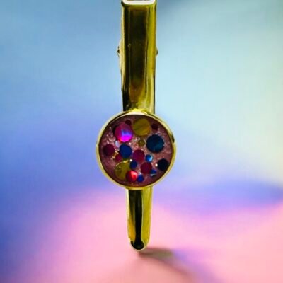 Pince à cheveux rose