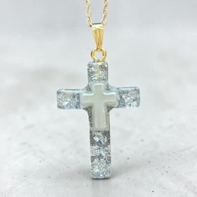 Collier croix double