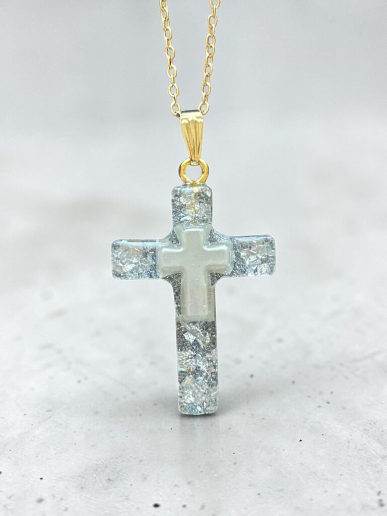 Collier croix double