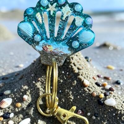 Porte clé coquillage enchanté