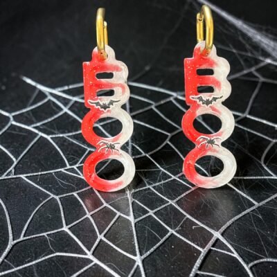 Boucles d'oreilles boo