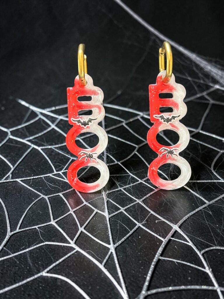 Boucles d'oreilles boo
